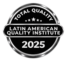 Selo Total Quality 2025 do Latin American Quality Institute