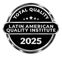 Selo Total Quality 2025 do Latin American Quality Institute