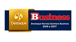 Selo de destaque da Revista Gowhere Business, edições 2016 e 2017