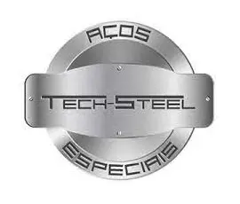 Logotipo Tech-Steel Aços Especiais, cliente do Grupo AD Lucram